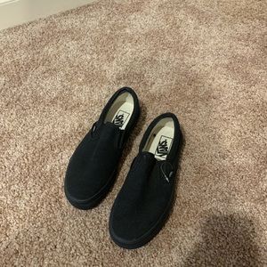 VANS black slip on